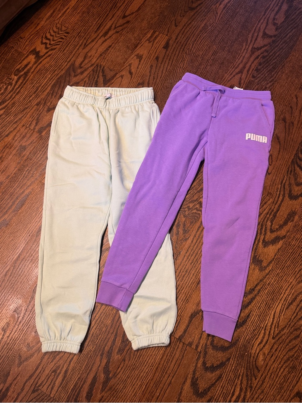 Puma Kids Lavender Purple & Pale Mint Sweatpants Set